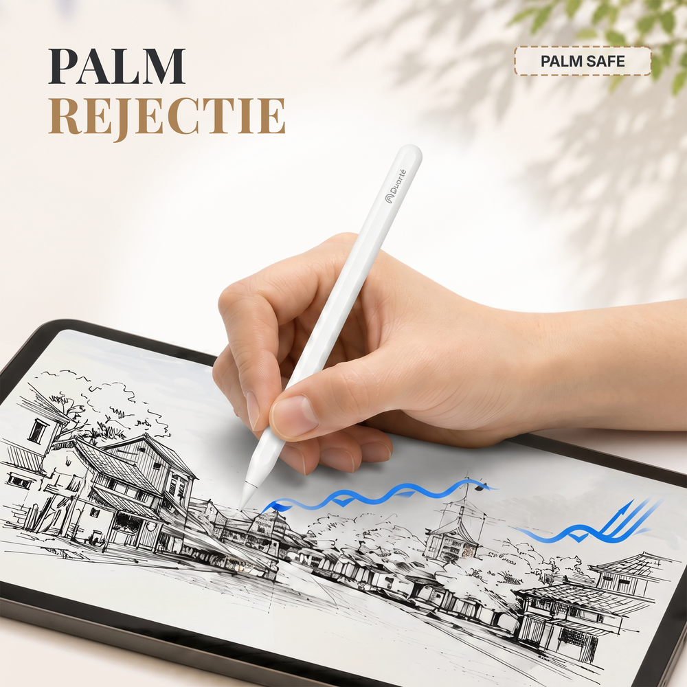 Duerté Stylus Pen voor iPad – Nauwkeurige Touchscreen Pen voor Tekenen, Notities en Werk