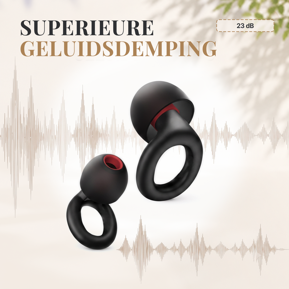 Duerté Oordopjes voor Geluidsdemping – Herbruikbare Oordoppen voor Slaap, Reizen, Werk & Concentratie
