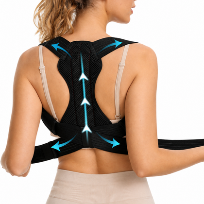 Duerté Postuur Corrector – Verstelbare Houding Corrector & Rugbrace voor een Actieve Rechte Houding