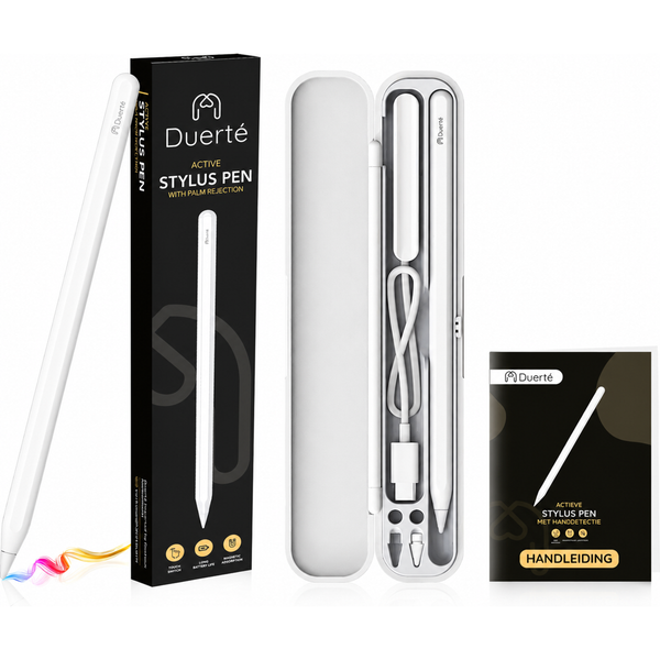 Duerté Stylus Pen voor iPad – Nauwkeurige Touchscreen Pen voor Tekenen, Notities en Werk