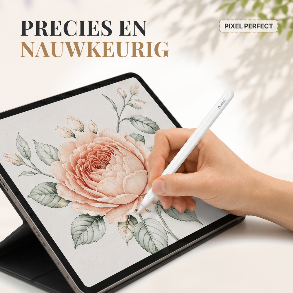 Duerté Stylus Pen voor iPad – Nauwkeurige Touchscreen Pen voor Tekenen, Notities en Werk