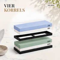 Duerté Premium Wetsteen Set – Professionele Slijpsteen voor Messen en Gereedschap