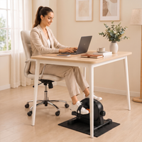 Duerté Stoelfiets met LCD Monitor  Premium Bewegingstrainer voor Thuis, Bureau & Revalidatie