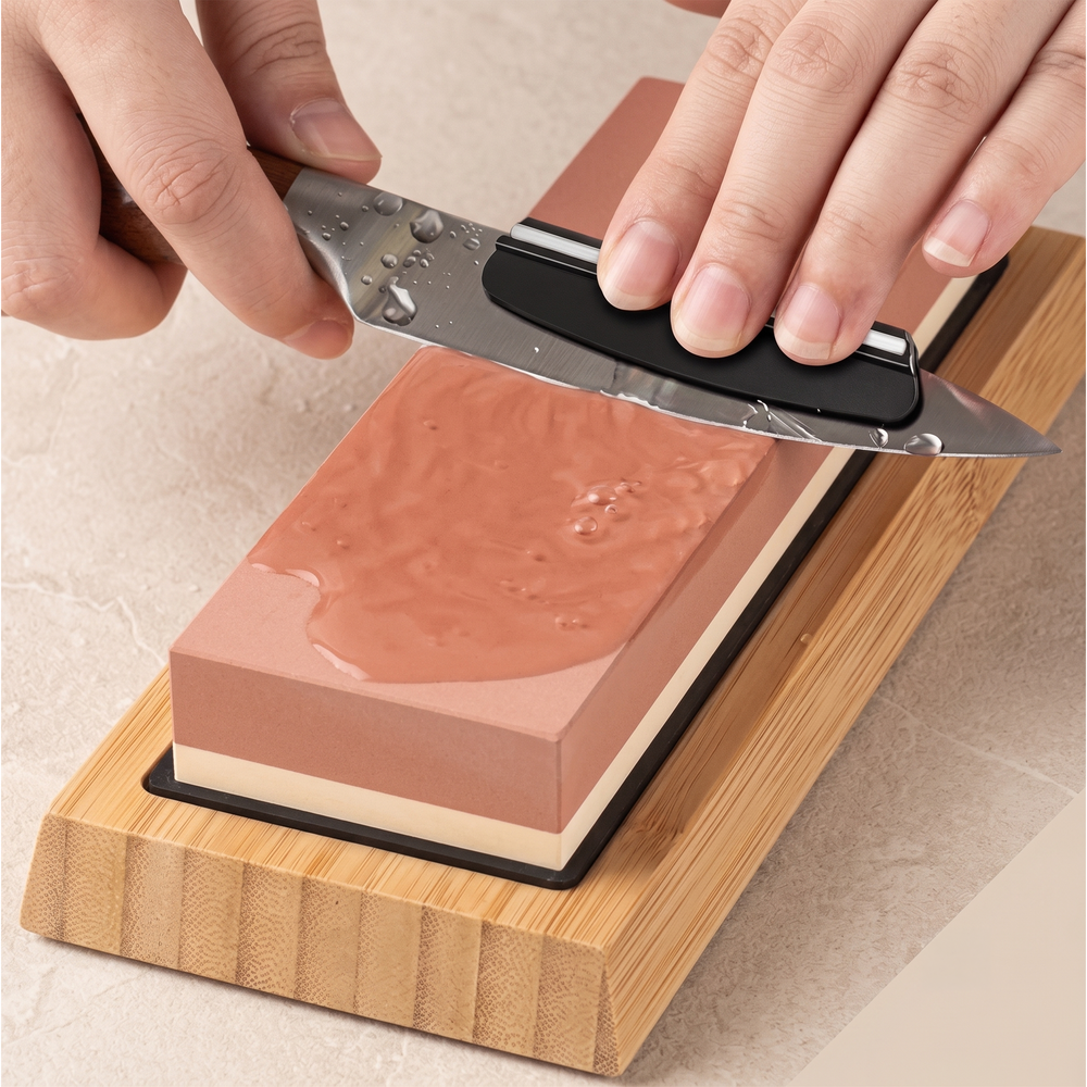 Duerté - Premium Wetsteen Set 400/1000 & 3000/8000 – Professionele Messenslijper met Complete Slijpkit